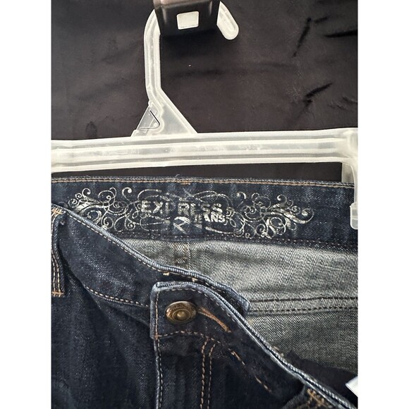 Express jeans Women Boot Stella Regular Fit Low Rise Cotton Blend Size 8s - Picture 3 of 6